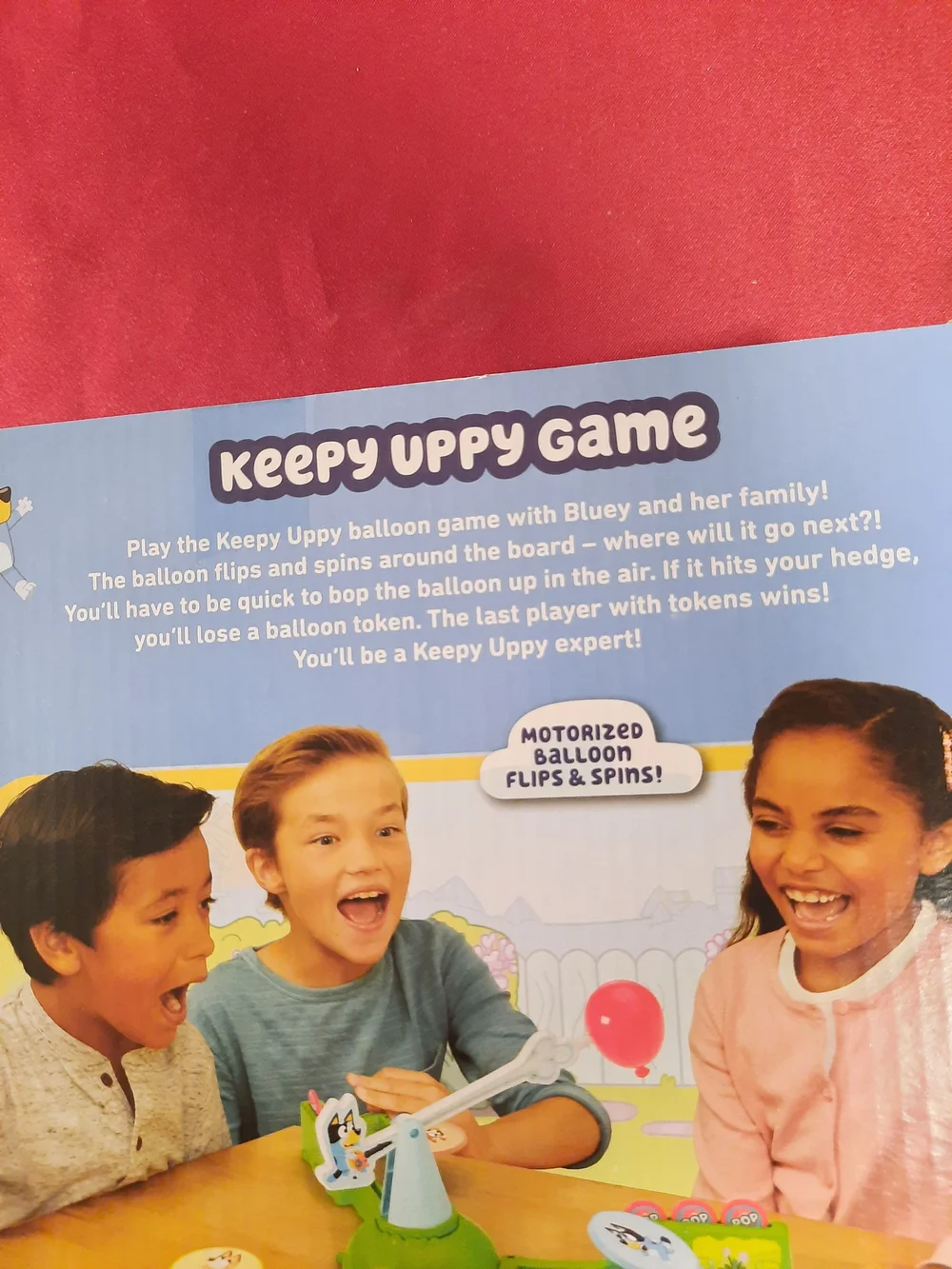 Bluey Keepy Uppy Game Keep The Ballon In The Air NIB